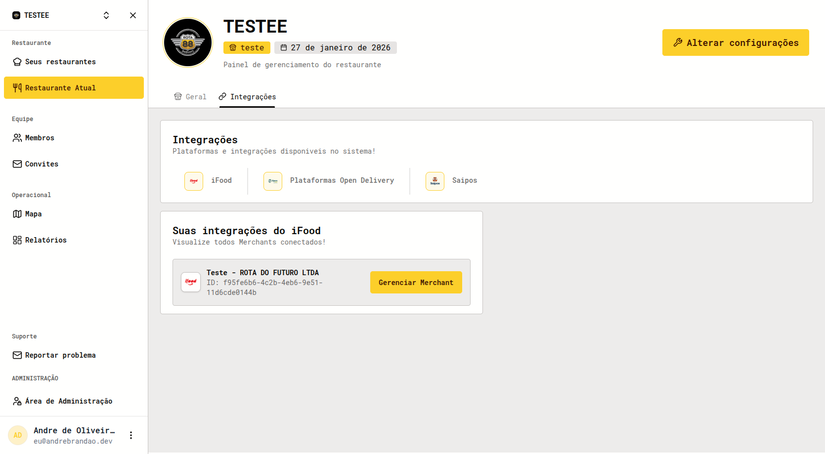 Rota do Futuro - Plataforma Web — figura 2